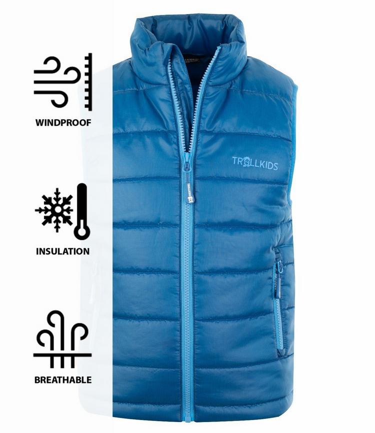 Trollkids Trollkids Trondheim Outdoorweste Kinder - Mitternachtsblau - 0 | SportScheck