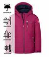 Trollkids Hemsedal XT Winterjacke Kinder - Pflaume/Marineblau