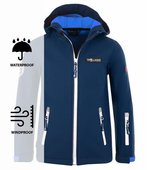 Trollkids Oslofjord Softshelljacke Kinder