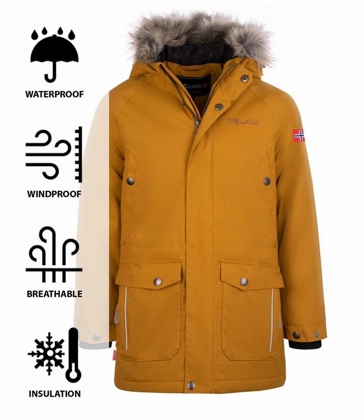 Trollkids Trollkids Nordkapp Winterjacke Kinder - Bronze - 0 | SportScheck