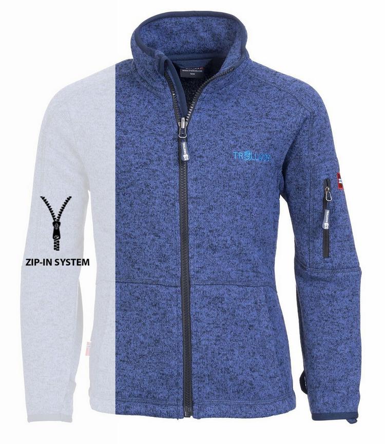 Trollkids Trollkids Jondalen Fleecejacke Kinder - Franz&ouml;sisch Blau - 0 | SportScheck