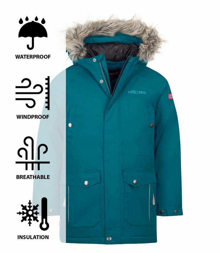 Trollkids Trollkids Nordkapp Winterjacke Kinder - Dunkelblau - 0 | SportScheck