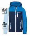 Trollkids Stavanger Fleecejacke Kinder - Azurblau/Marineblau