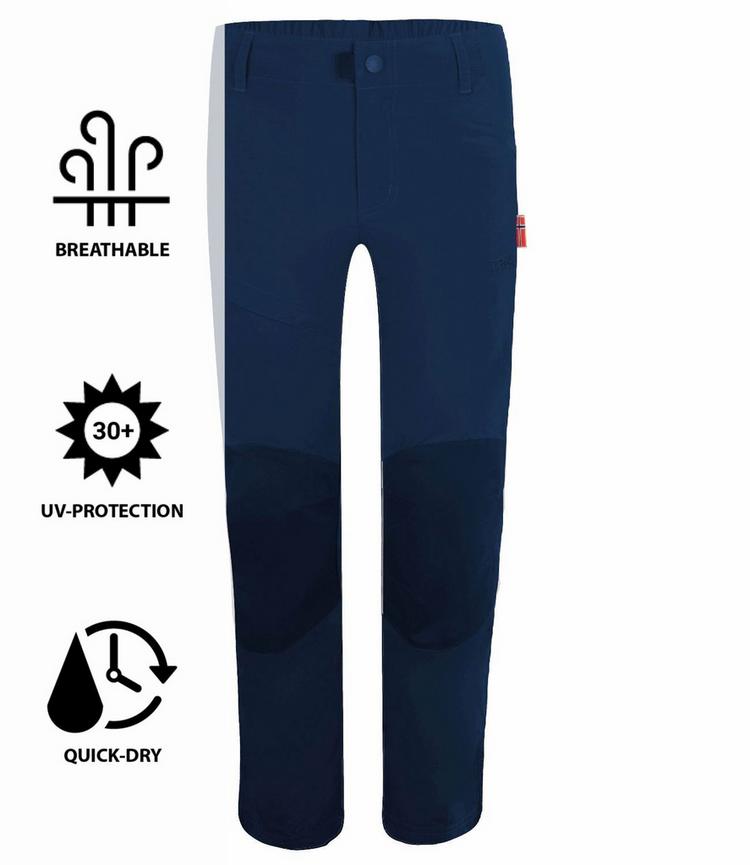 Trollkids Trollkids Hammerfest Trekkinghose Kinder - Marineblau / Orange - 0 | SportScheck