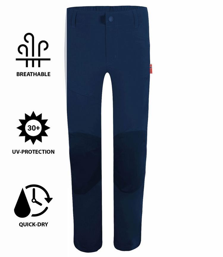 Trollkids Trollkids Hammerfest Trekkinghose Kinder - Marineblau / Orange - 0 | SportScheck