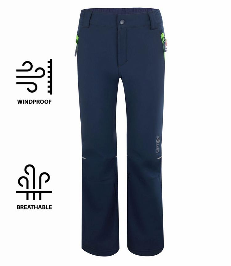Trollkids Trollkids Hemsedal Trekkinghose Kinder - Marineblau / Gr&uuml;n - 0 | SportScheck