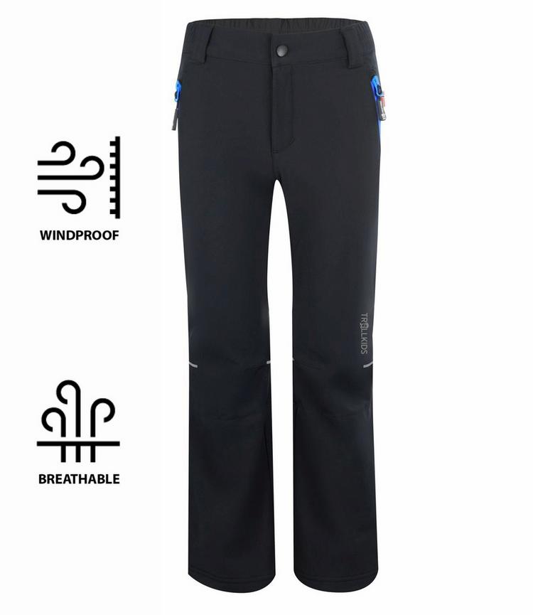 Trollkids Trollkids Hemsedal Trekkinghose Kinder - Schwarz / Mittelblau - 0 | SportScheck