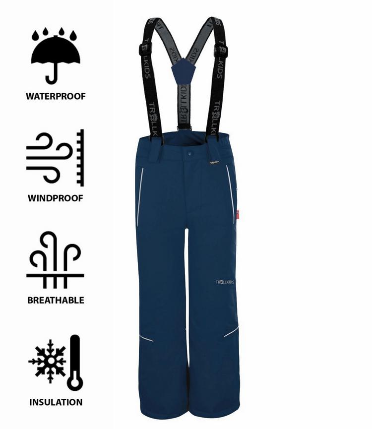 Trollkids Trollkids Holmenkollen Slim Fit Skihose Kinder - Mystik Blau - 0 | SportScheck