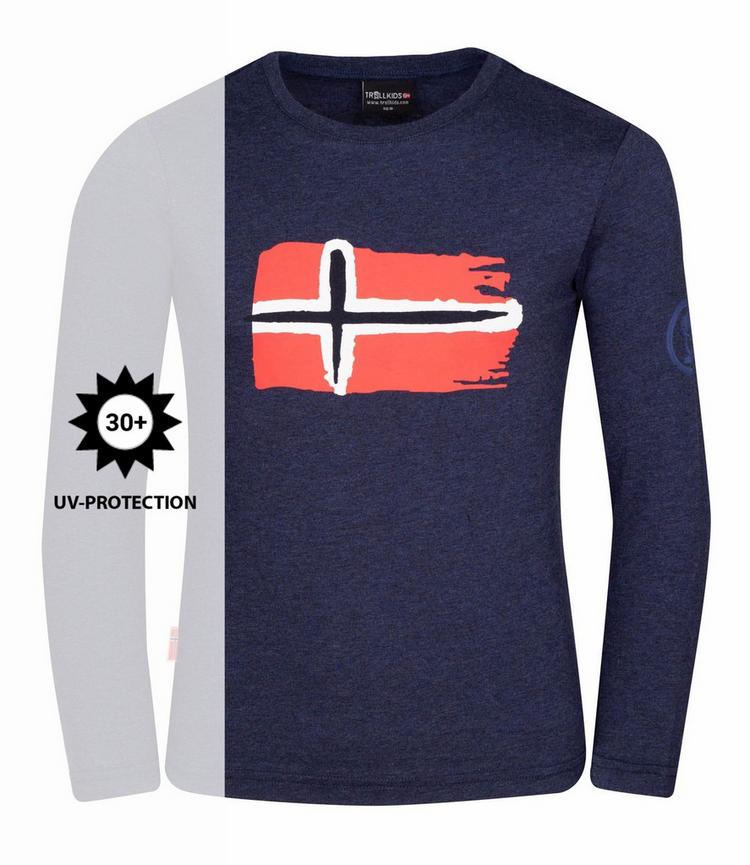 Trollkids Trollkids Oslo Longshirt Kinder - Marineblau - 0 | SportScheck