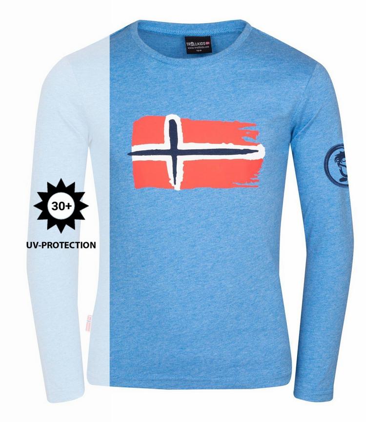 Trollkids Trollkids Oslo Longshirt Kinder - Mittelblau - 0 | SportScheck