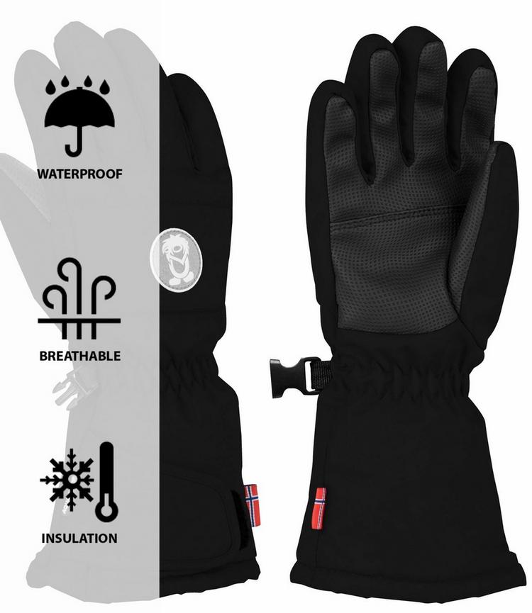 Trollkids Trollkids Narvik Handschuh Kinder - Schwarz - 0 | SportScheck