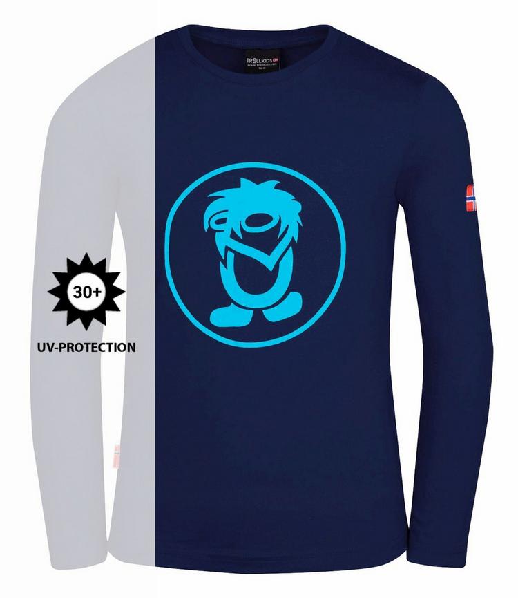Trollkids Trollkids Troll Longshirt Kinder - Marineblau/Mittelblau - 0 | SportScheck