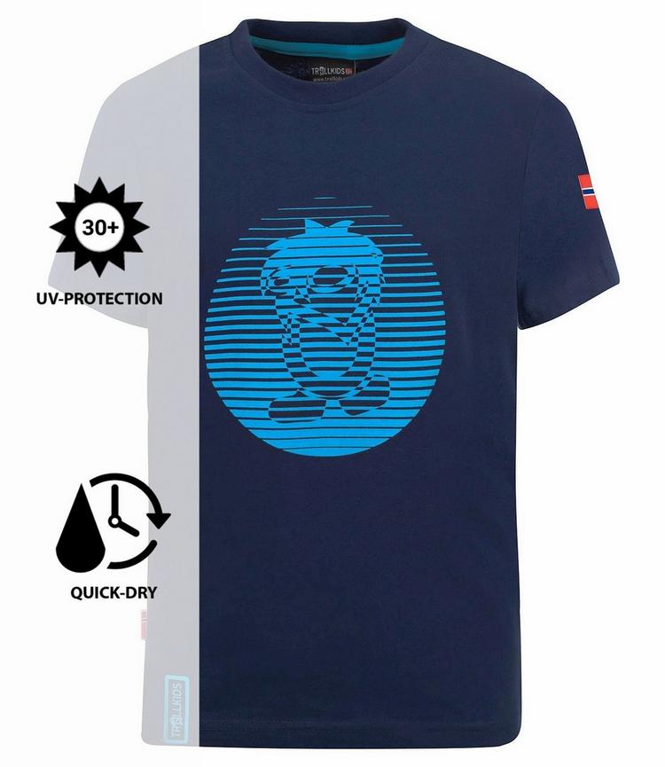 Trollkids Trollkids Troll XT T-Shirt Kinder - Marineblau / Mittelblau - 0 | SportScheck