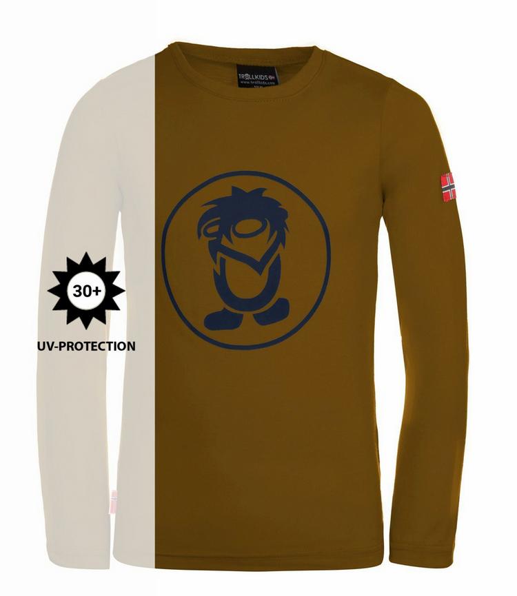 Trollkids Trollkids Troll Longshirt Kinder - Bronze/Marineblau - 0 | SportScheck