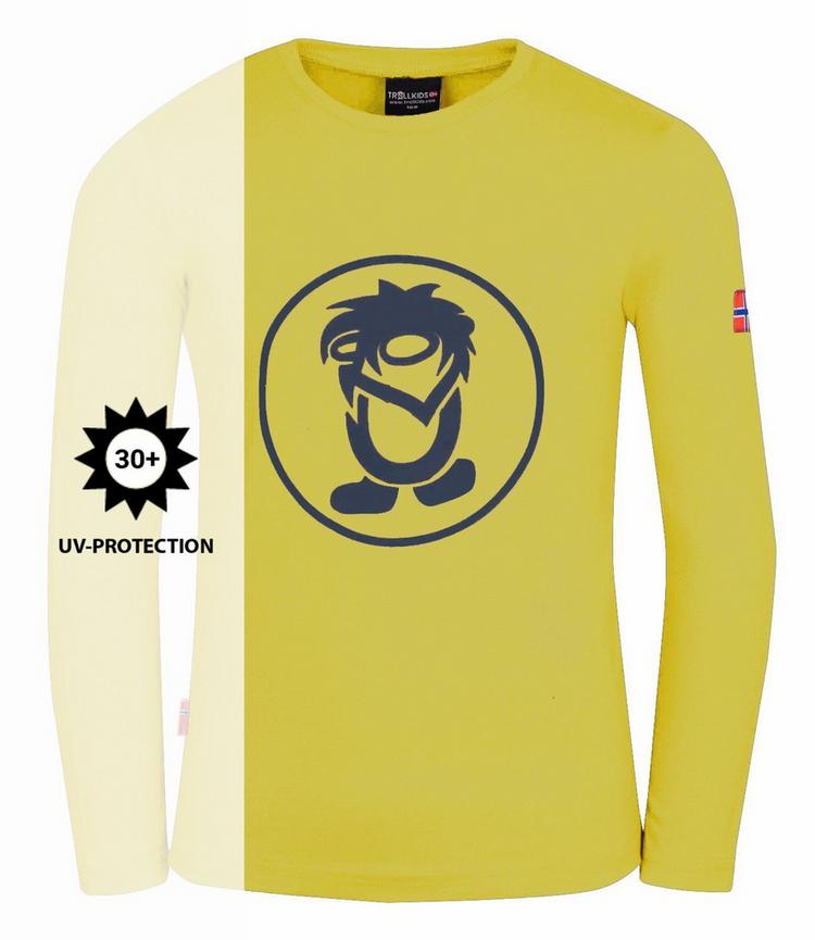 Trollkids Trollkids Troll Longshirt Kinder - Tr&uuml;bes Gelb/Marineblau - 0 | SportScheck