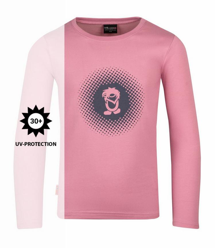 Trollkids Trollkids Pointillism Longshirt M&auml;dchen - Lila/Marineblau - 0 | SportScheck