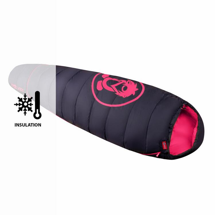 Trollkids Trollkids Fjell  II Kunstfaserschlafsack Kinder - Marineblau/Magenta - 0 | SportScheck