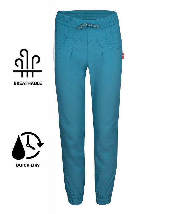 Trollkids Trollkids Oslo Trekkinghose M&auml;dchen - Teal-Gr&uuml;n - 0 | SportScheck