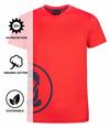 Trollkids Kroksand T-Shirt Kinder - Hellrot / Blau