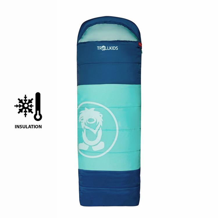 Trollkids Trollkids Midnight Sun Dreamer Kunstfaserschlafsack Kinder - Mitternachtsblau/Minze - 0 | SportScheck