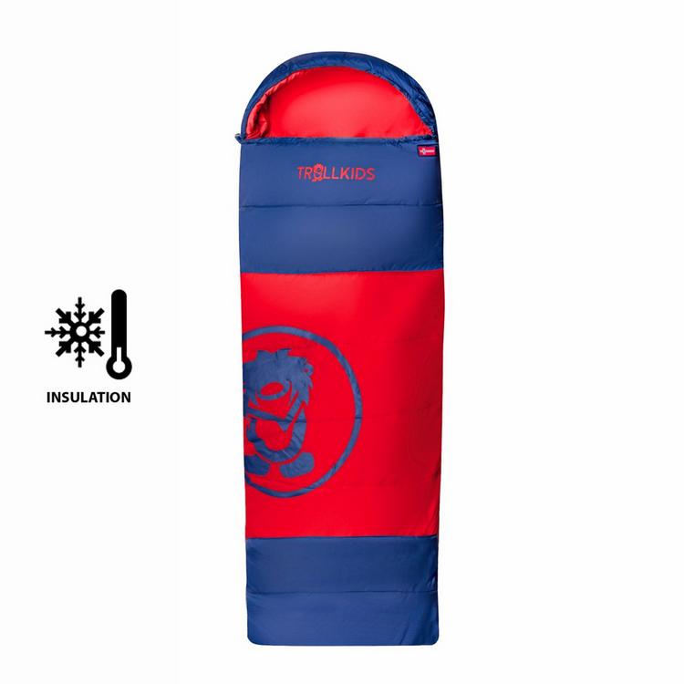 Trollkids Trollkids Midnight Sun Dreamer Kunstfaserschlafsack Kinder - Hellrot/Blau - 0 | SportScheck
