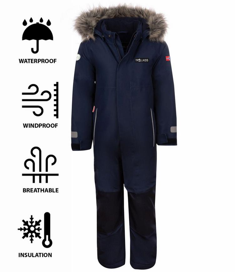 Trollkids Trollkids Kirkenes Schneeanzug Kinder - Marineblau - 0 | SportScheck