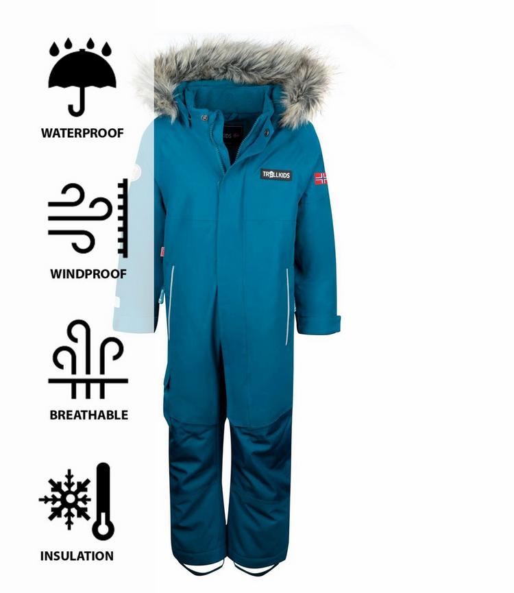 Trollkids Trollkids Kirkenes Schneeanzug Kinder - Dunkelblau - 0 | SportScheck