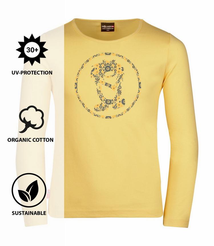 Trollkids Trollkids Stavanger Longshirt M&auml;dchen - Limonade - 0 | SportScheck
