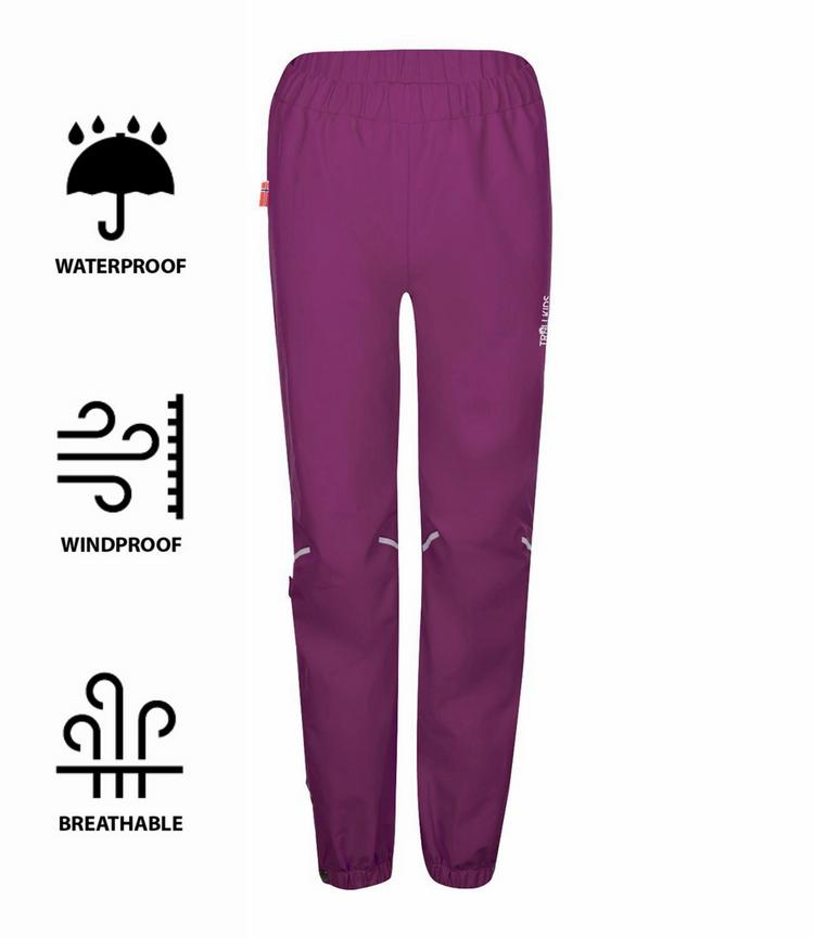 Trollkids Trollkids Oppland Trekkinghose Kinder - Maulbeere - 0 | SportScheck