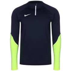 Nike Strike 23 Drill Top Funktionsshirt Herren dunkelblau / neongelb
