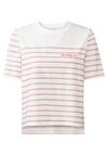 Lascana T-Shirt T-Shirt Damen - wei&szlig;-ros&eacute; gestreift