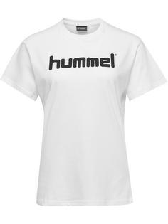 hummel HMLGO COTTON LOGO T-SHIRT WOMAN S/S T-Shirt Damen WHITE