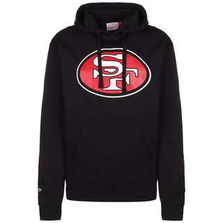 Mitchell & Ness NFL San Francisco 49ers Team Logo Hoodie Herren schwarz / rot