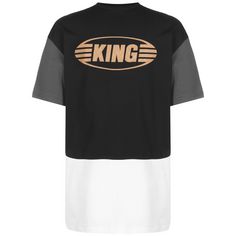 Rückansicht von PUMA King Top T-Shirt Herren schwarz / grau