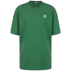 PUMA Classics Oversized T-Shirt Herren grün