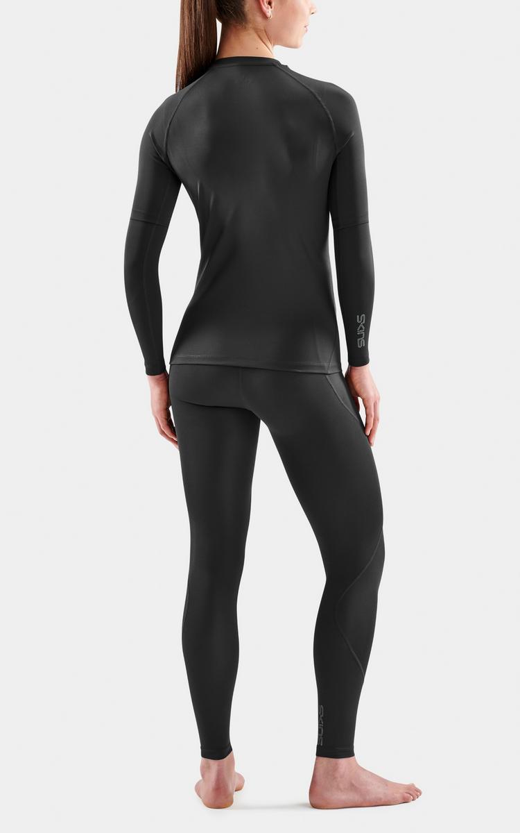 Skins Skins 2-Series Top L/S Funktionsshirt Damen - black - 3 | SportScheck