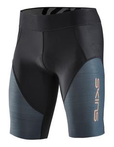 Skins EliteHalf Tights Triathlonanzug Herren black/carbon