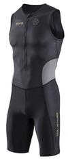 Skins Brand S/L Triathlonanzug Herren - black/carbon