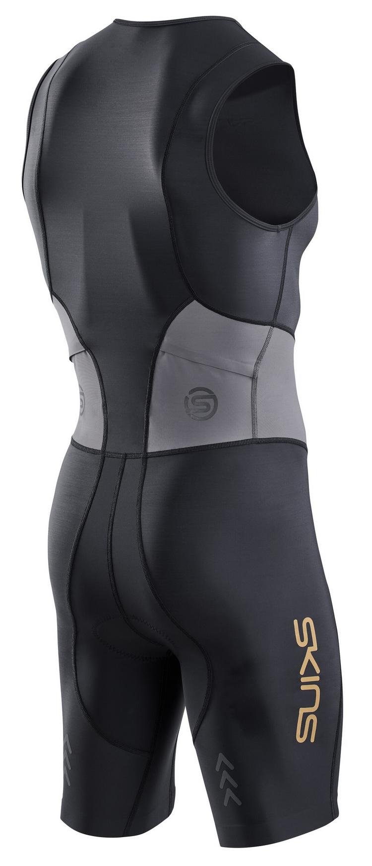 Skins Skins Brand S/L Triathlonanzug Herren - black/carbon - 0 | SportScheck