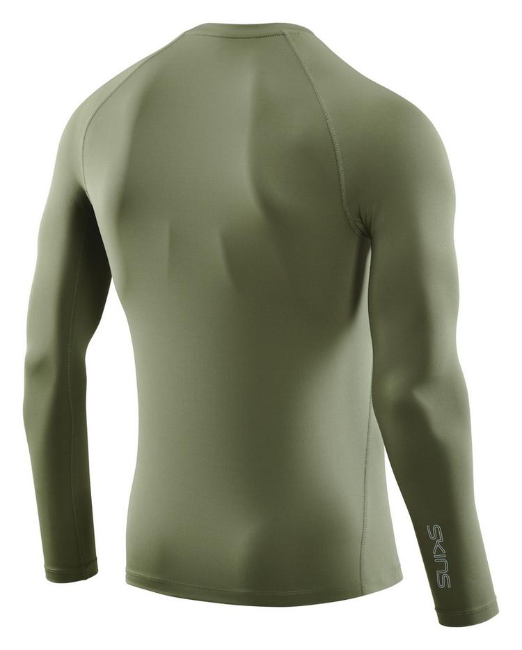 Skins Skins 2-Series Long Sleeve Top Funktionsshirt Herren - khaki - 0 | SportScheck