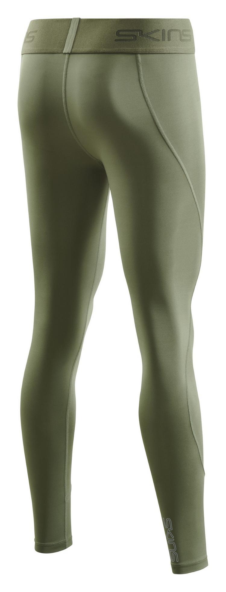 Skins Skins 2-Series Long Tight Tights Damen - khaki - 0 | SportScheck