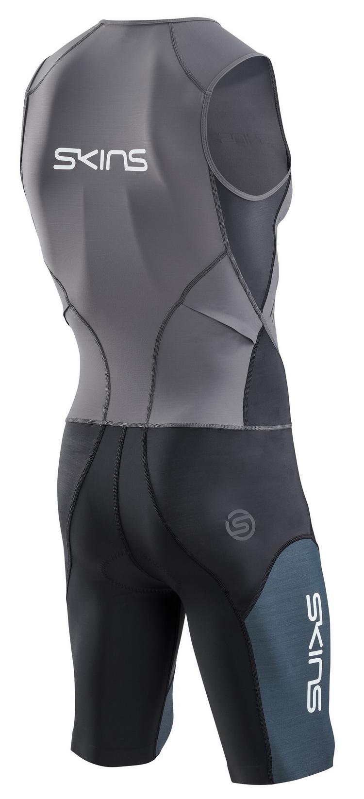 Skins Skins Elite S/L Triathlonanzug Herren - charcoal/carbon - 0 | SportScheck