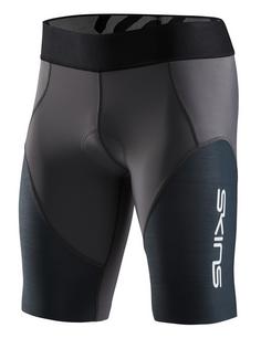 Skins EliteHalf Tights Triathlonanzug Herren charcoal/carbon