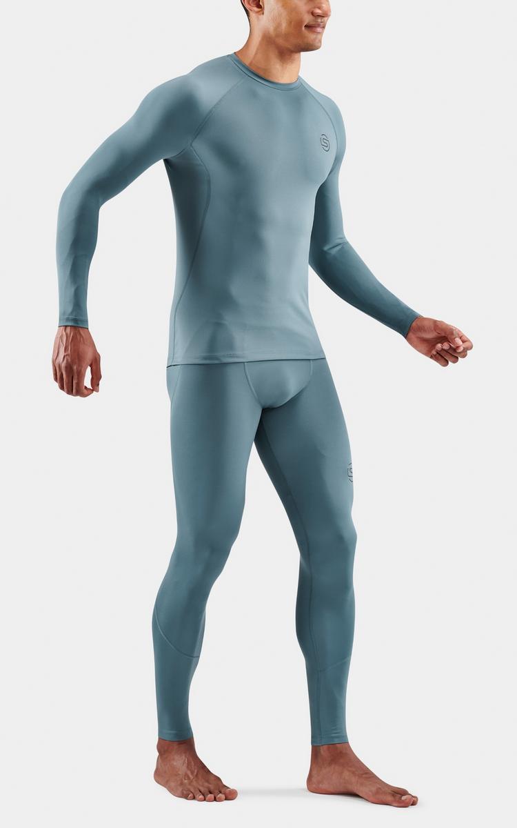 Skins Skins 2-Series Long Sleeve Top Funktionsshirt Herren - blue grey - 2 | SportScheck