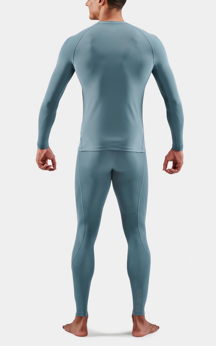 Skins Skins 2-Series Long Sleeve Top Funktionsshirt Herren - blue grey - 3 | SportScheck
