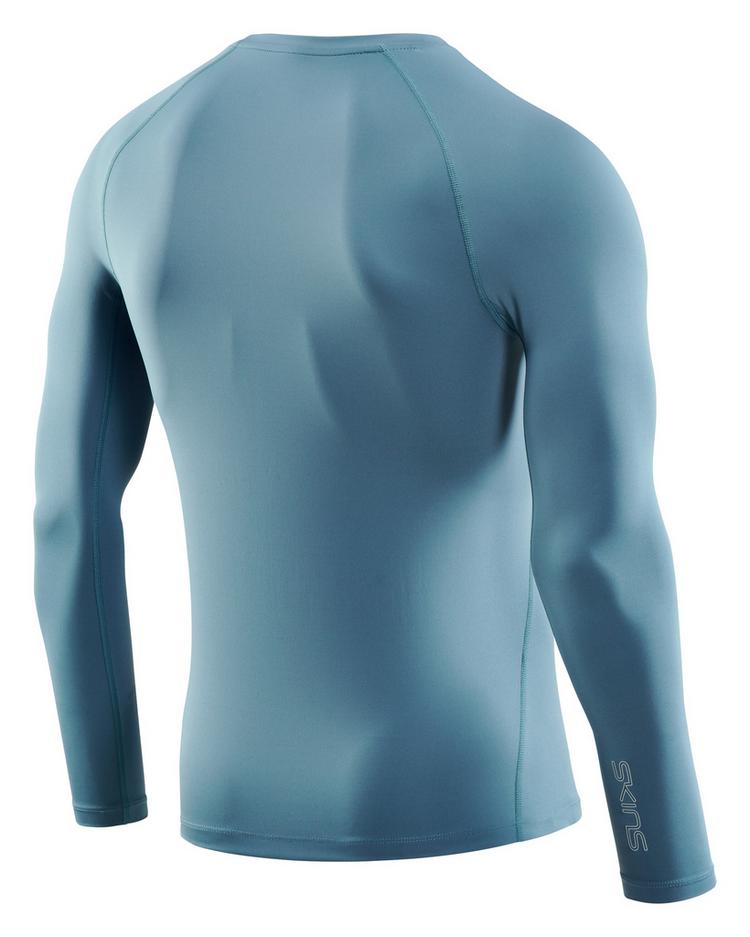 Skins Skins 2-Series Long Sleeve Top Funktionsshirt Herren - blue grey - 0 | SportScheck