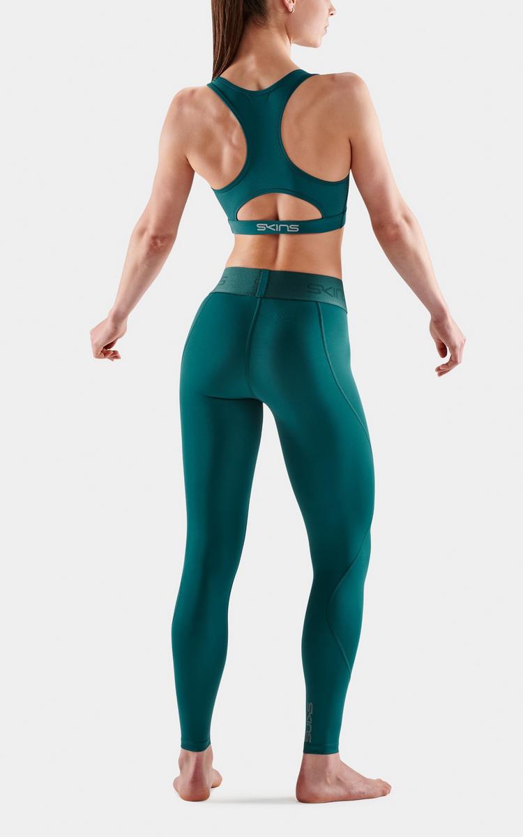 Skins Skins 2-Series Long Tight Tights Damen - lt. teal - 3 | SportScheck