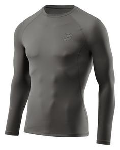 Skins 2-Series Long Sleeve Top Funktionsshirt Herren charcoal