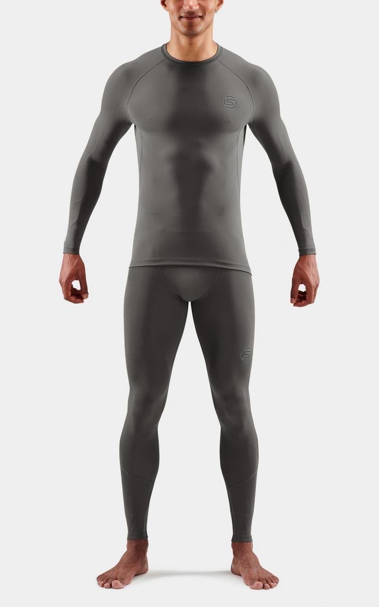 Skins Skins 2-Series Long Sleeve Top Funktionsshirt Herren - charcoal - 0 | SportScheck