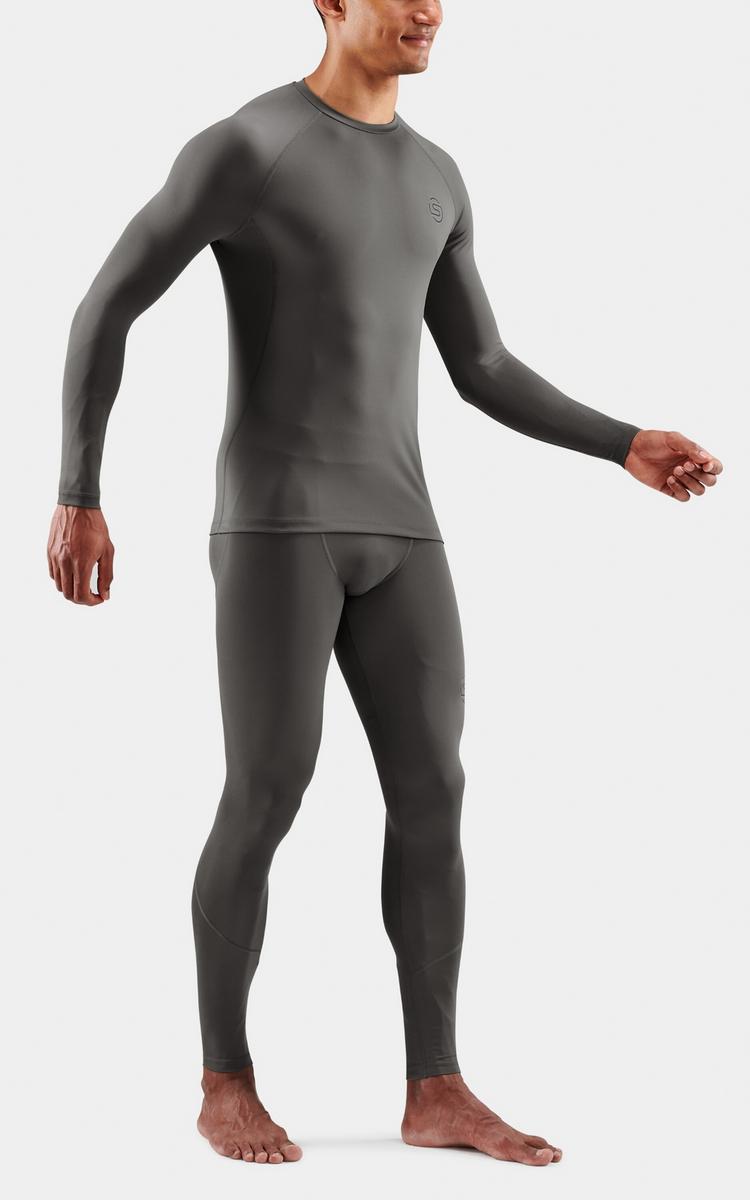Skins Skins 2-Series Long Sleeve Top Funktionsshirt Herren - charcoal - 2 | SportScheck